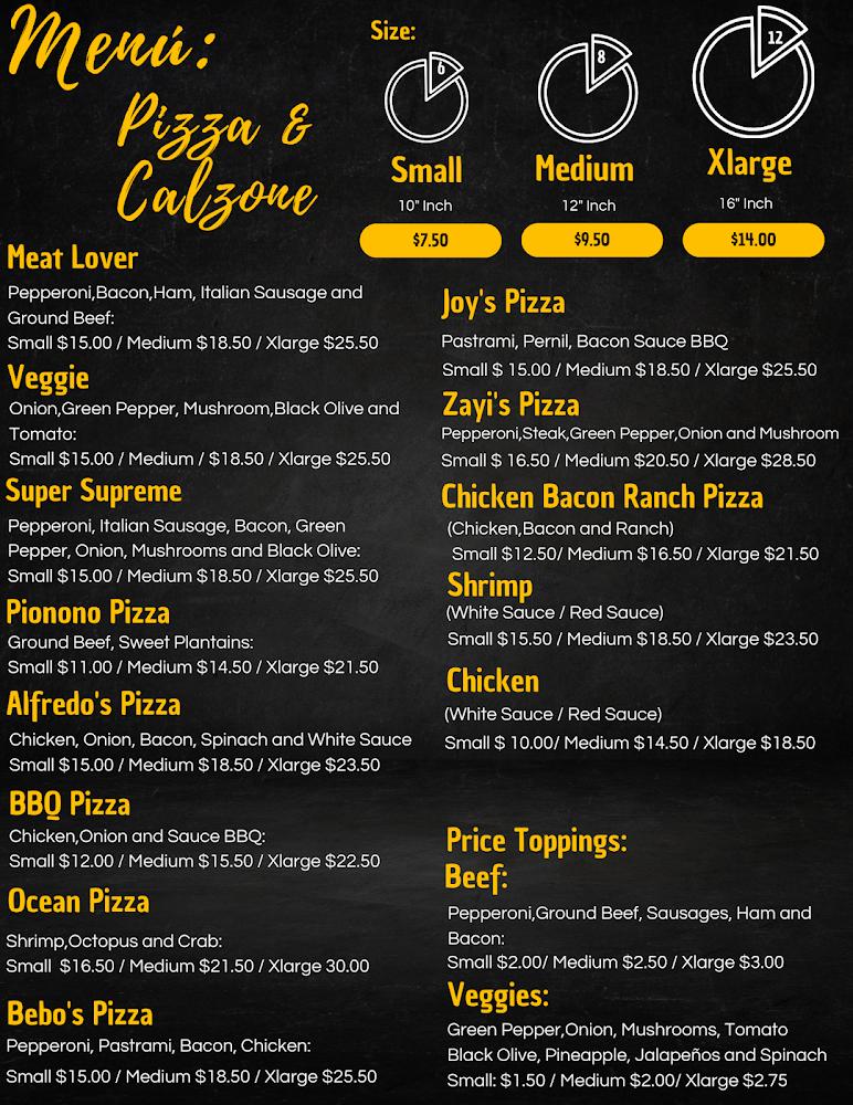 Bebo's Pizza Menu image 3